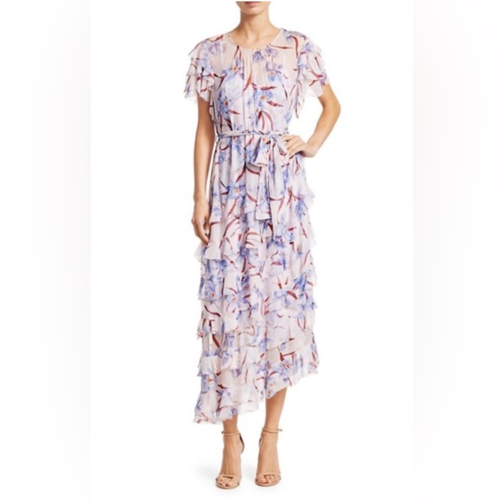 ZIMMERMANN Corsage Orchid Flutter Silk Dress